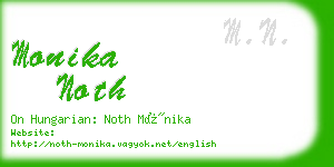 monika noth business card